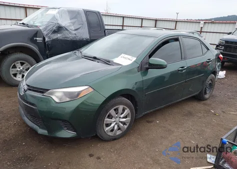 2015 Toyota Corolla Le from USA, damaged, VIN 2T1BURHE4FC388527
